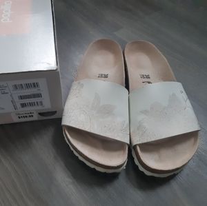 Size 38 Birkenstock Papillo Cora Ornaments White R